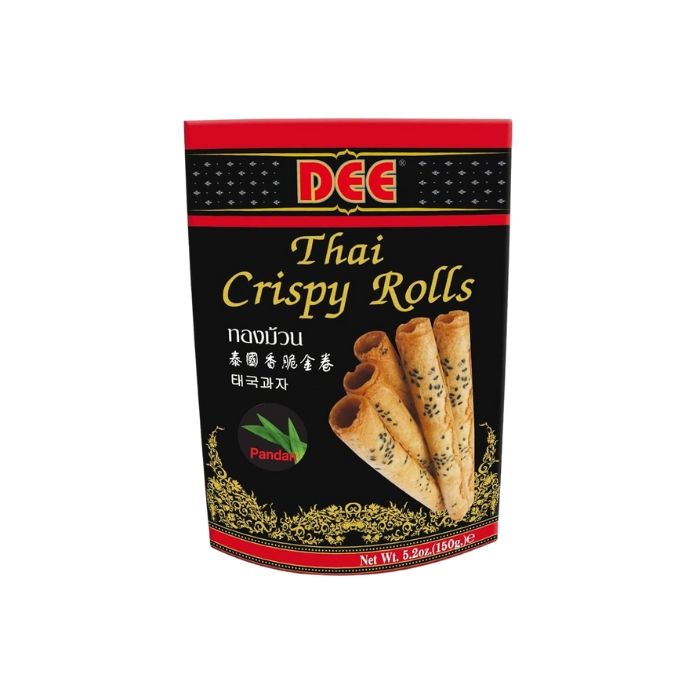 DEE Thai Crispy Rolls Pandan 150g 泰國香葉金卷