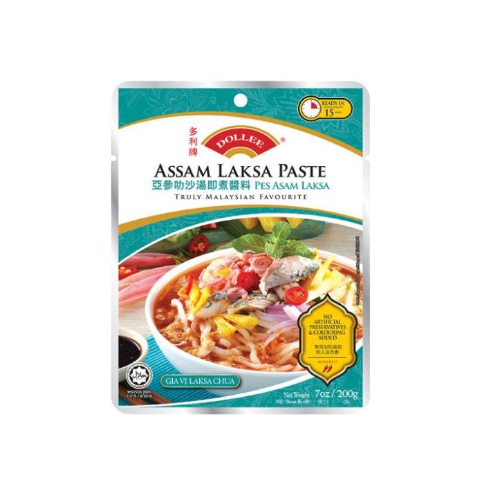 Dollee Assam Laksa Paste 200g