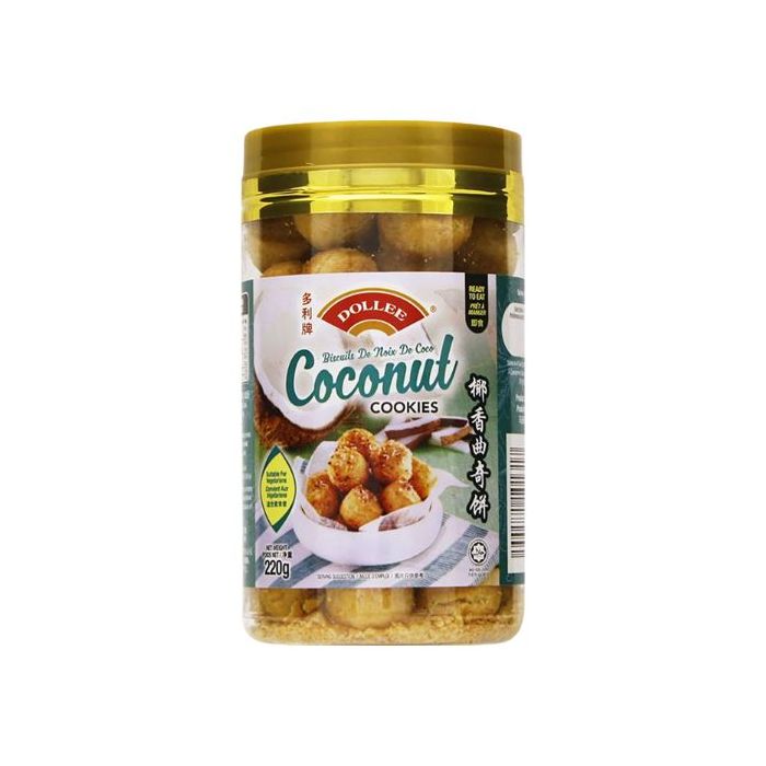 DOLLEE Coconut Cookies 220g 多利椰香曲奇餅