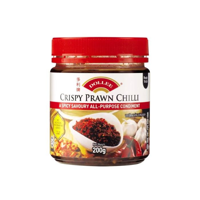 DOLLEE Crispy Prawn Chilli 多利牌香脆虾米辣椒 200g