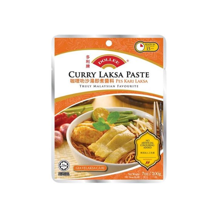 DOLLEE Curry Laksa Paste 200g 多利咖喱拉唦醬