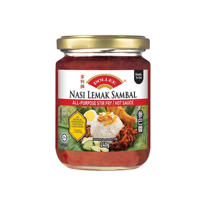 Dollee Nasi Lemak Sambal (Stir Fry Sauce/ Sambal Tumis) 240g