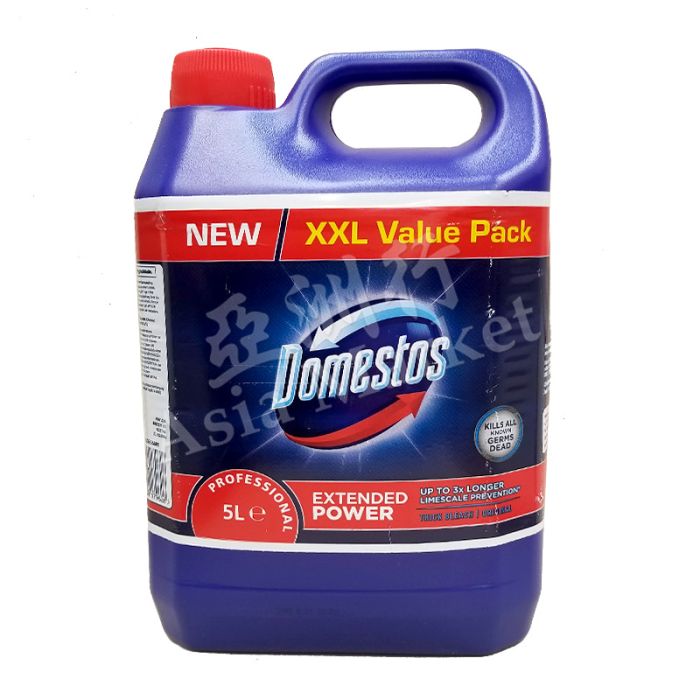 DOMESTOS Extended Power Professional Thick Bleach Cleaner Original 5 L 漂白水