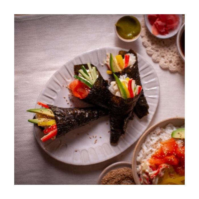 TEMAKI SUSHI - Easy Hand Rolls Sushi Recipe Ingredients