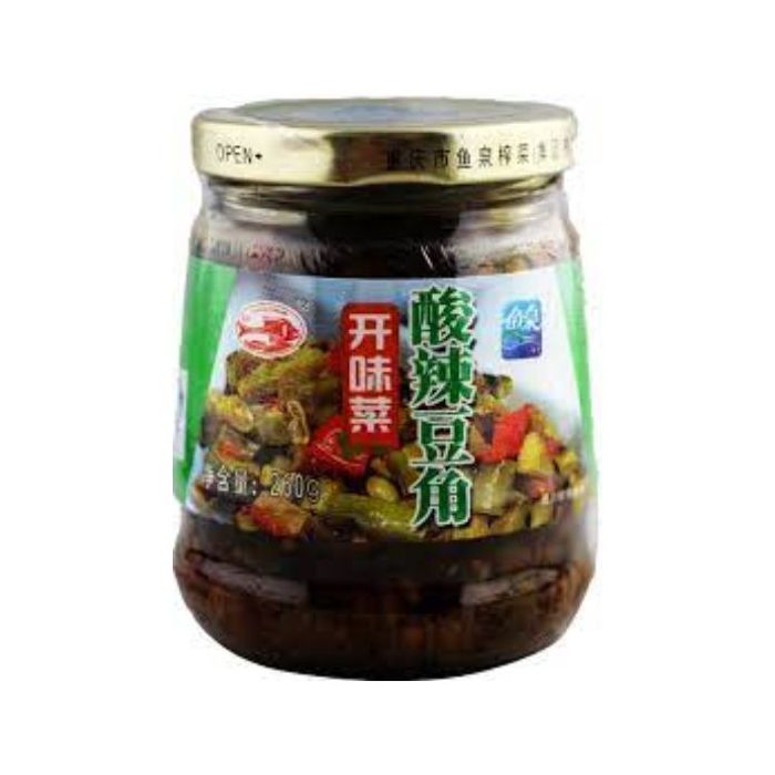 FISHWELL Hot and Sour Bean 260g 魚泉酸辣豆角 瓶