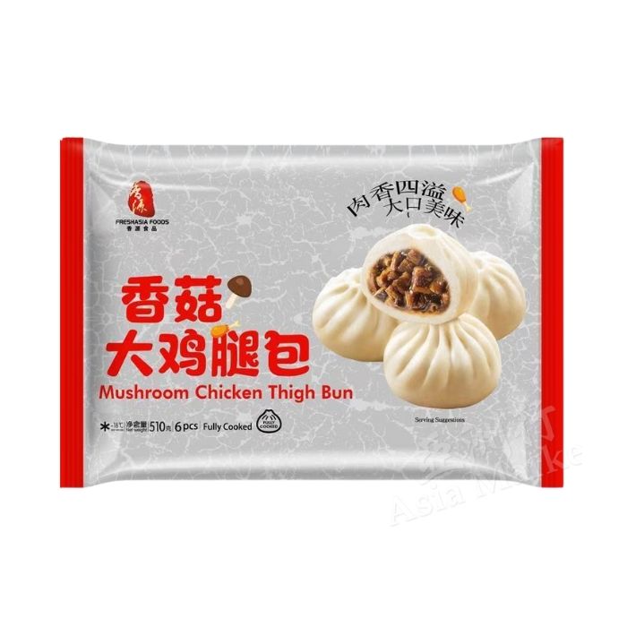 [FROZEN] FreshAsia  Mushroom Chicken Thigh Bun 510g 香源香菇大雞腿包