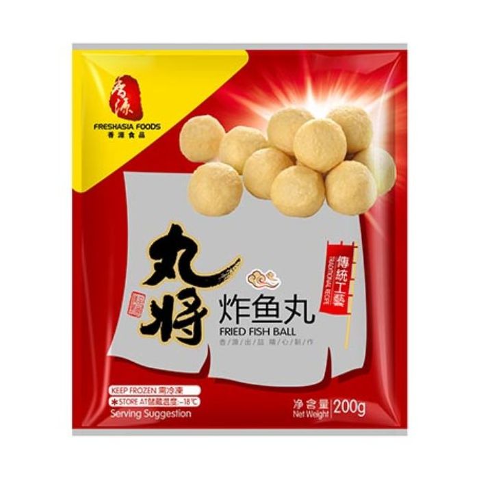 [FROZEN] FRESHASIA WJ Fried Fish Ball 200g 丸将炸鱼丸