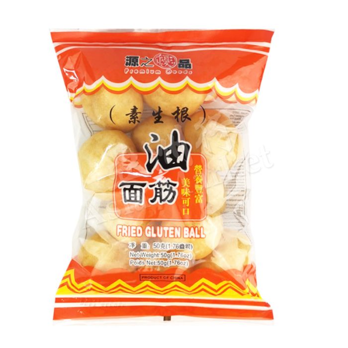 Premium Goods  Fried Gluten Balls 50g 源之優品油面筋 