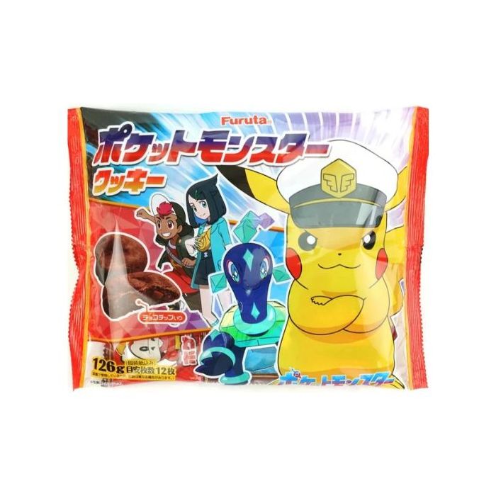 FURUTA  Pokemon Character Cookies 126g 朱古力曲奇