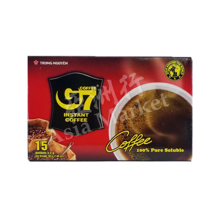 TRUNG NGUYEN - G7 Instant Black Coffee (2g x15) 30g 越南黑咖啡