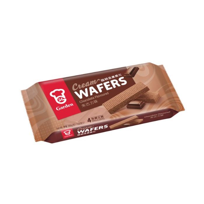 GARDEN Chocolate Flavour Wafer 200g 嘉頓威化巧克力味