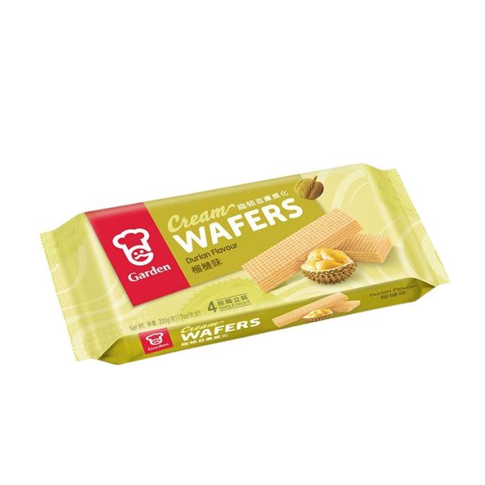 GARDEN Wafer Durian Flavour 200g 嘉頓威化榴蓮味