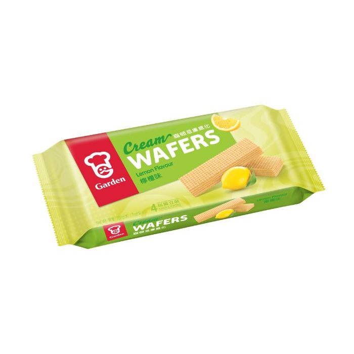 GARDEN Wafer Lemon Flavour 200g 嘉頓威化柠檬味