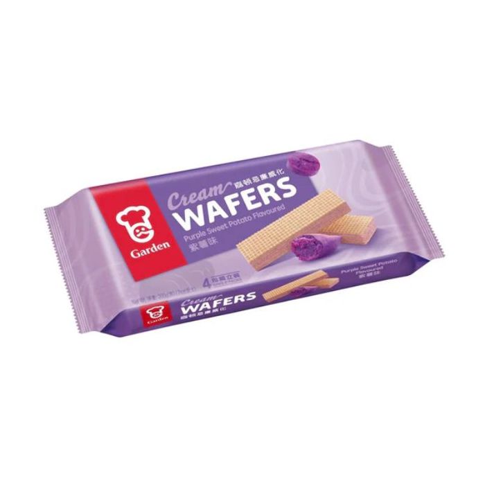 GARDEN Wafers Purple Sweet Potato Flavour 200g 嘉頓威化紫薯味