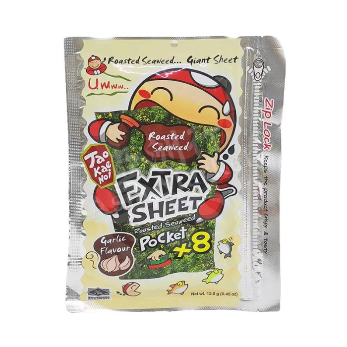 TAOKAENOI  Roasted Seaweed, Giant Sheet (Garlic flavour) 12.8g 小老闆蒜味紫菜