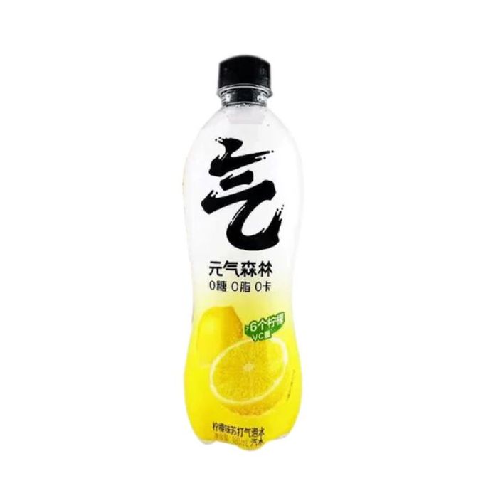 GENKI Sparkling Water Lemon Soda Flavour 480ml 元气森林柠檬苏打味气泡水