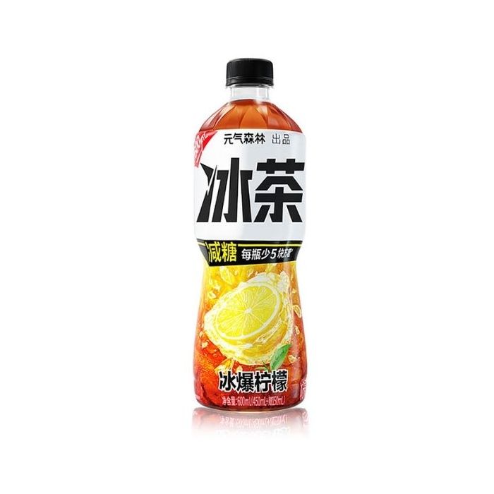 GENKI Forest Lemon Black Ice Tea 600ml 元气森林柠檬冰茶