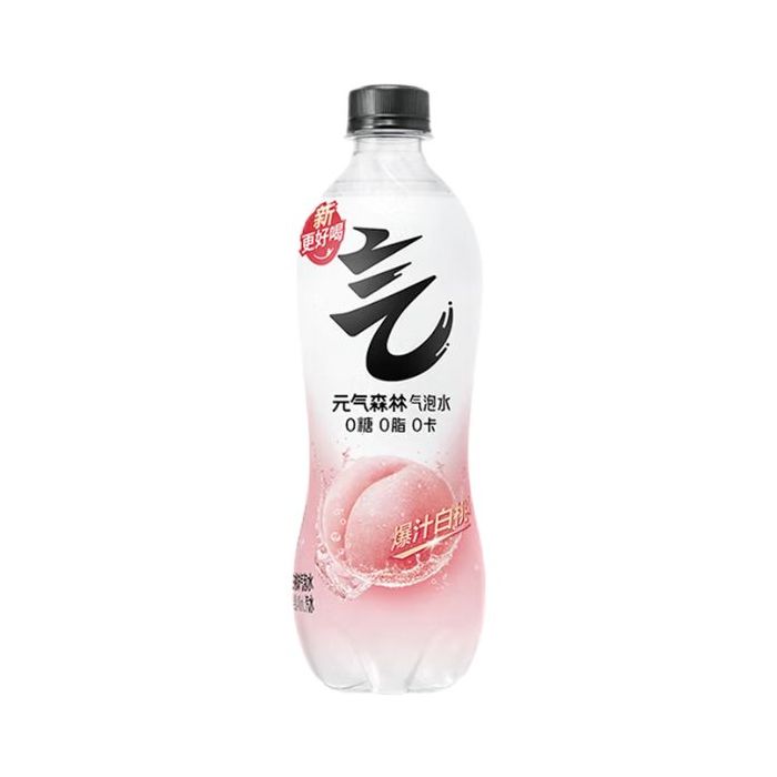 GENKI Forest Peach Flavour Sparkling Water 480ml 元気森林苏打气泡水-白桃