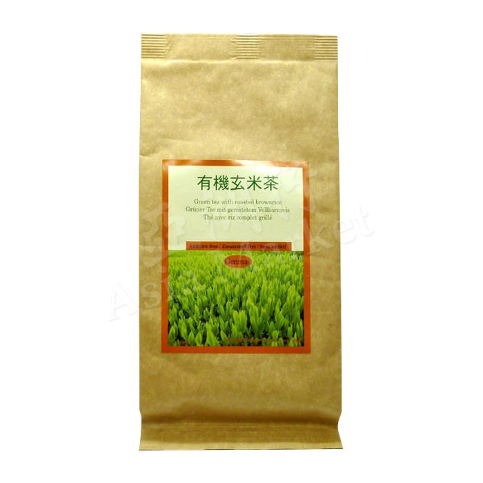 GENMAI  Green Tea with Roasted Brownrice (JAS Organic) 100g 日本玄米茶