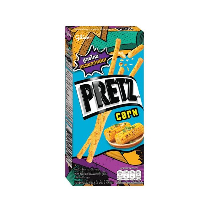 GLICO Pretz Corn Flavour Baked Biscuit Sticks 22g 百力滋 玉米味