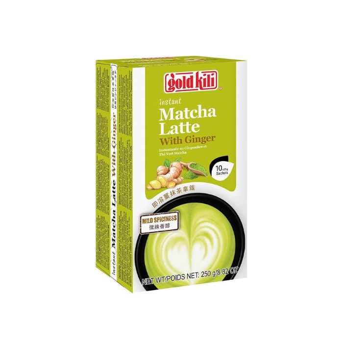 GOLD KILI Instant Matcha Latte with Ginger 250g 