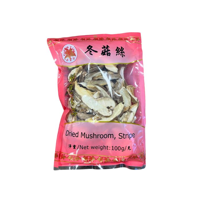 Golden Lily  Dried Mushroom Stripe 100g 金百合冬菇絲