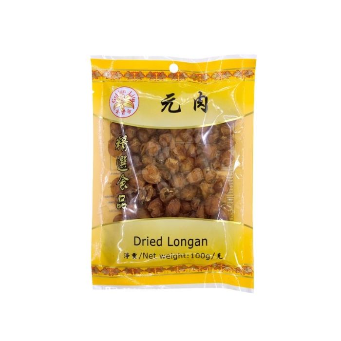 GOLDEN LILY Dried Longan Shelled 100g 金百合龍眼肉