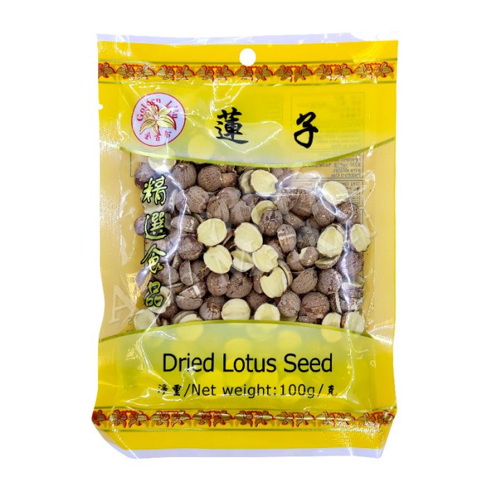 GOLDEN LILY - Dried Lotus Seed  (Half) 100g 金百合開邊湘蓮