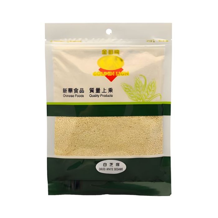 GOLDEN LION White Sesame Seeds 1kg  金獅白芝麻