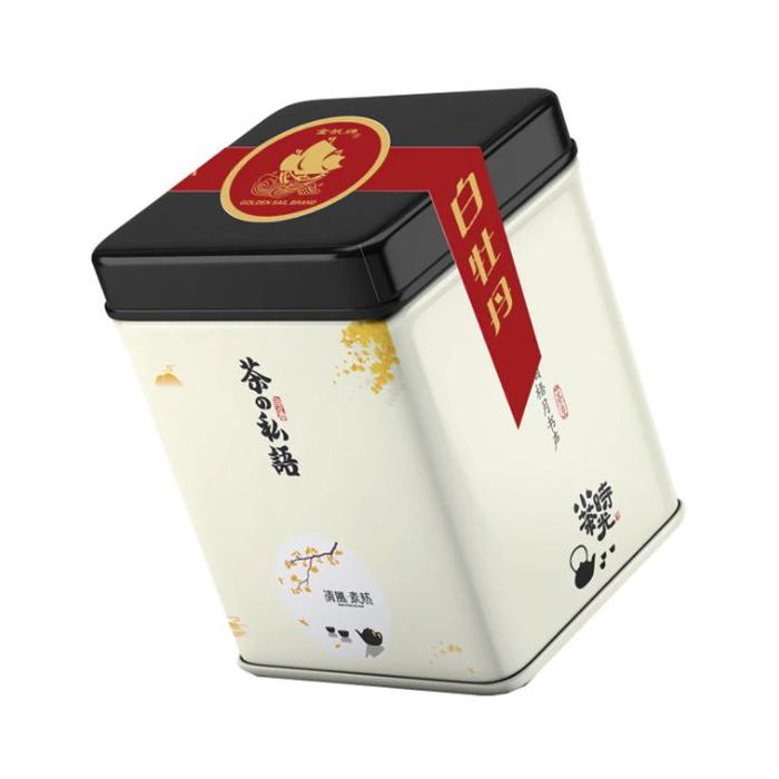 Golden Sail Pai Mu Tan White Tea Leaves 80g 金帆牌 白牡丹 (錫罐)