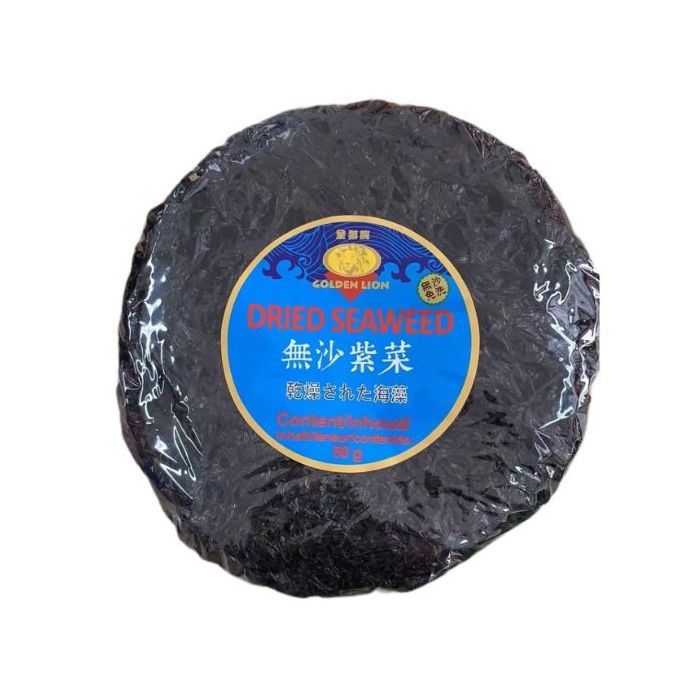 GOLDEN LION Dried seaweed laver 50g 金獅牌紫菜餅