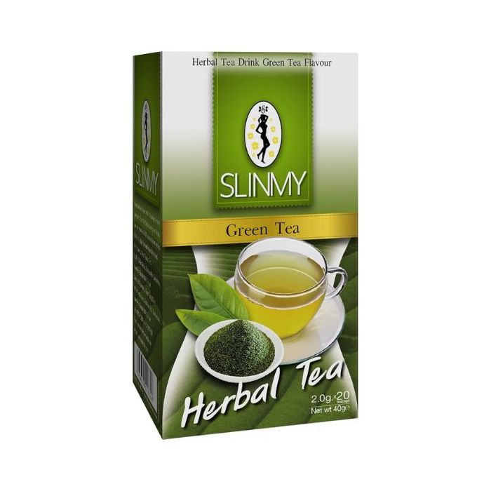 SLINMY Herbal Tea Green Tea Flavour - 20 Tea Bags (20x2g) 40g 