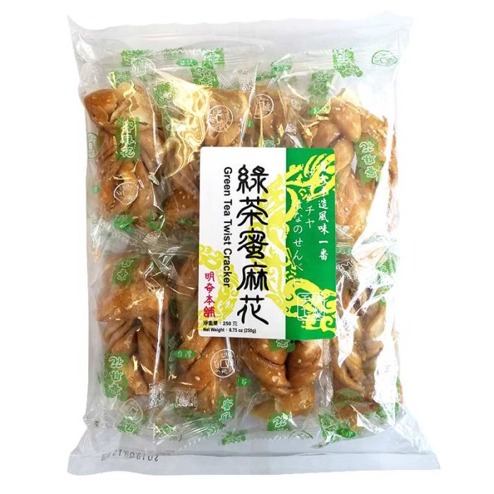 MINGCHI Green Tea Twist Cracker 250g