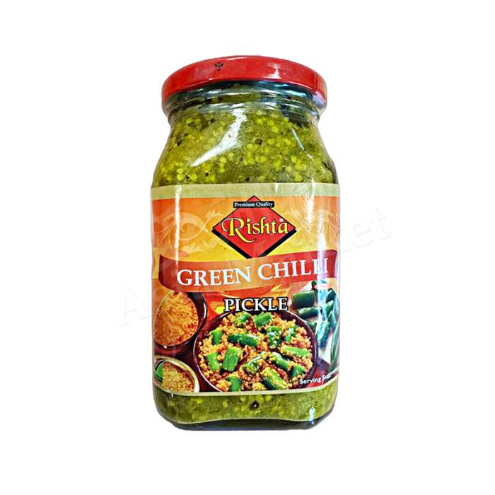 RISHTA Green Chilli Pickle 400g 