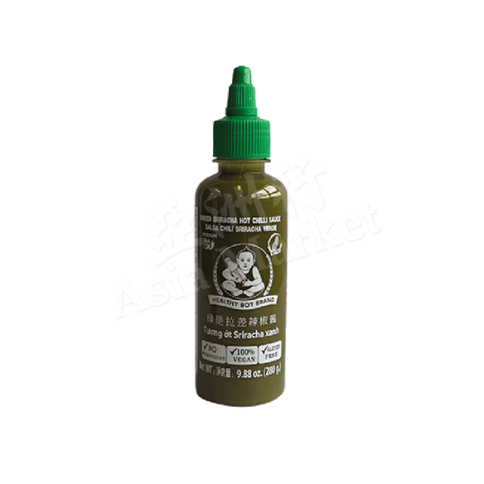 HEALTHY BOY - Green Sriracha Hot Chilli Sauce 540g 