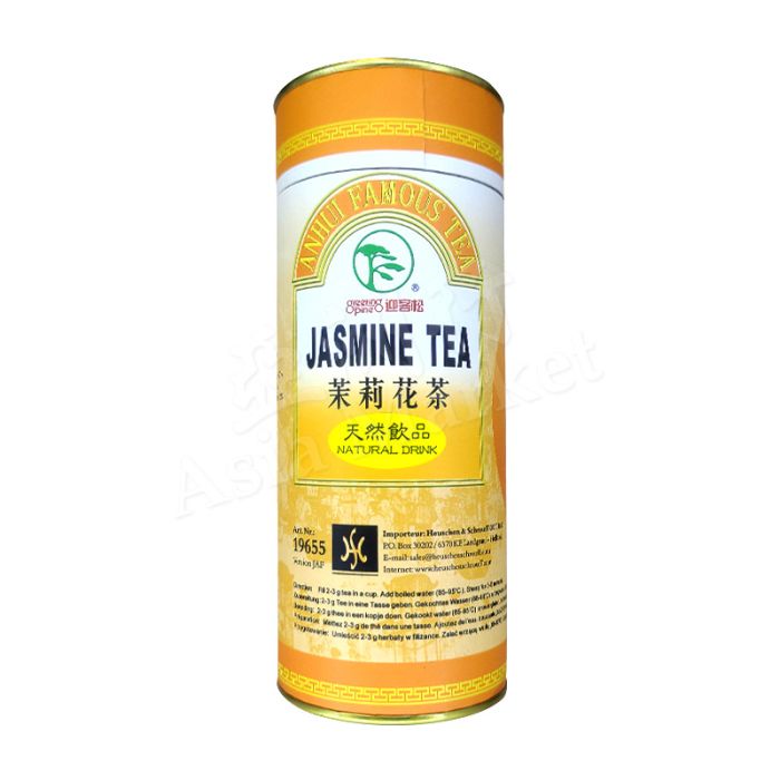 GREETING PINE  Anhui Jasmine Tea (loose tea leaves) 200g (紙罐裝)迎客松茉莉花茶