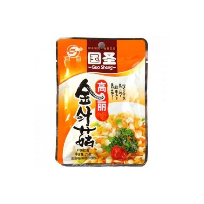 GS Cabbage and Needle Mushroom 75g 國聖高麗金針菇
