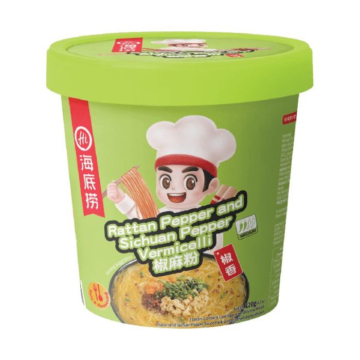 HAIDILAO Instant Vermicelli Rattan & Sichuan Pepper Cup 120g 