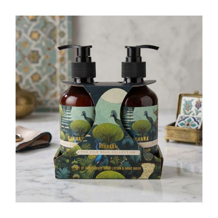 Candlelight Bukhara Set of 2-250ml Hand Wash & Hand Lotion 