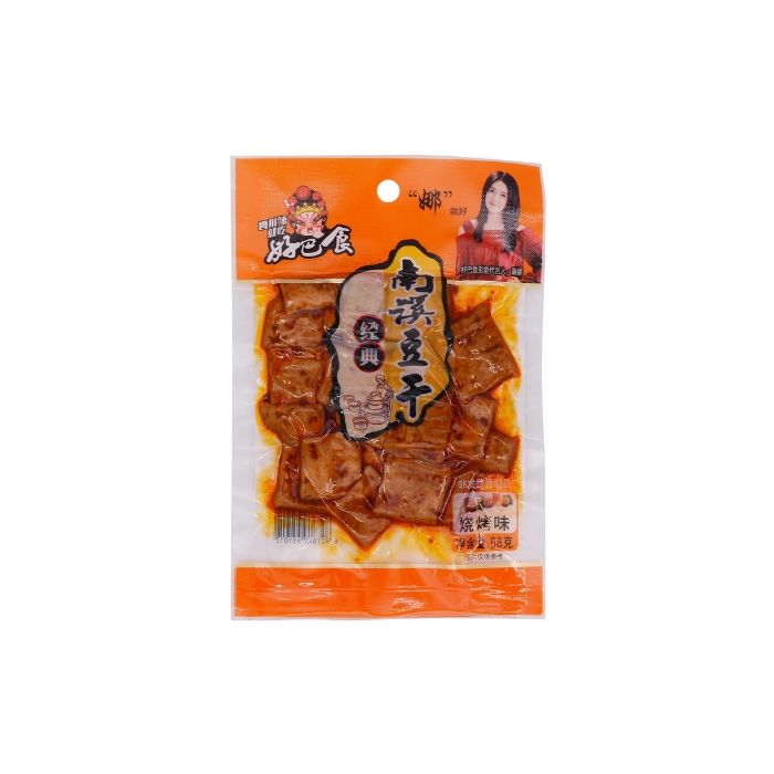 HBS Dried Beancurd - Barbecue 68g 好巴食燒烤豆干小包