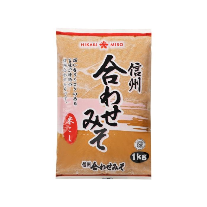 Shinshu Awase Miso Komekoshi 1kg 信州白味噌