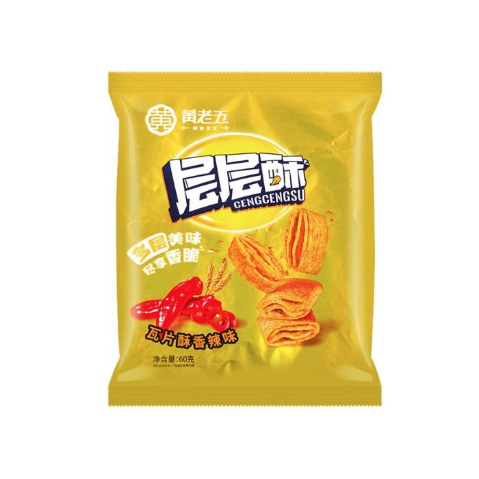 Wheat Crust - Spicy Flavour 60g 黄老五层层酥香辣味