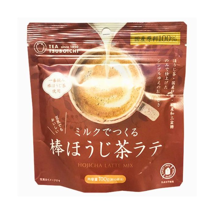 TSUBOICHI Hojicha Drink Mix for Latte 100g 老铺茶屋拿鐵炒綠茶粉