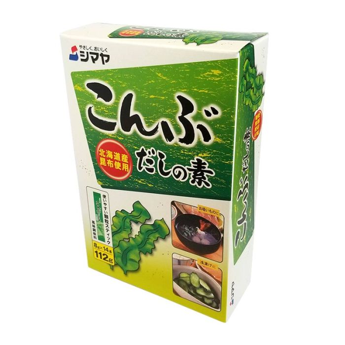 SHIMAYA Kombu Dashi Soup Stock Powder 112g (8gx14 packs ) 