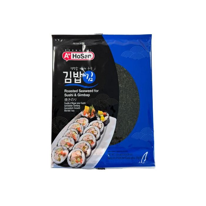 HOSAN - A+ Roasted Sea Laver Bag - 10 sushi nori sheets 25g 壽司紫菜10張