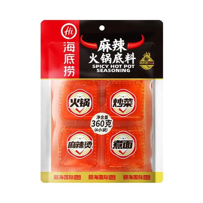 HAIDILAO Spicy Hot Pot Seasoning 360g 海底撈 麻辣火锅底料(四小块）