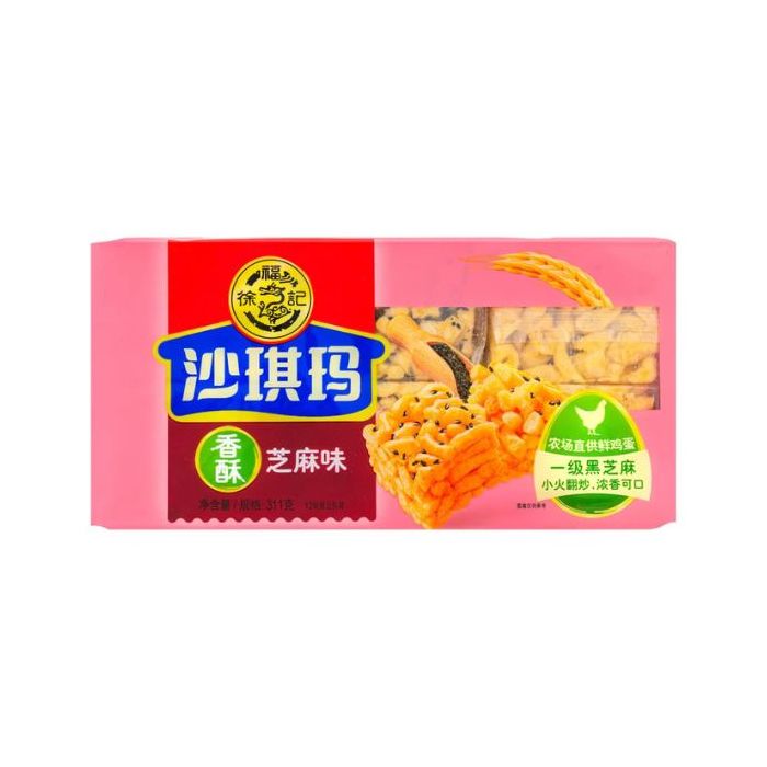 Hsu Fu Chi Sachima Sesame Flavour 311g 徐福記香酥芝麻沙琪瑪