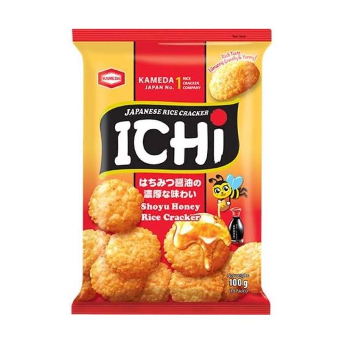 ICHI Rice Cracker Shoyu with Honey 100g 