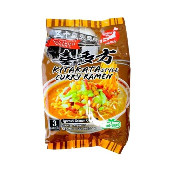IGARASHI Kitakata Curry Ramen 101g 五十岚制面 喜多方拉面 (咖哩味) (BBD: 09/07/2026)
