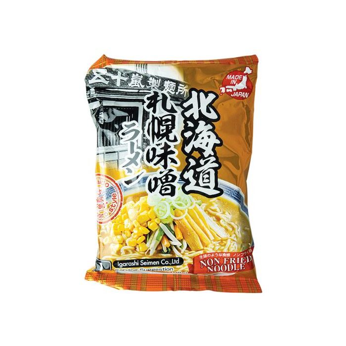 IGARASHI Sapporo Miso Ramen Instant 108g 即食札幌味噌拉麵 (BBD: 09/07/2026)